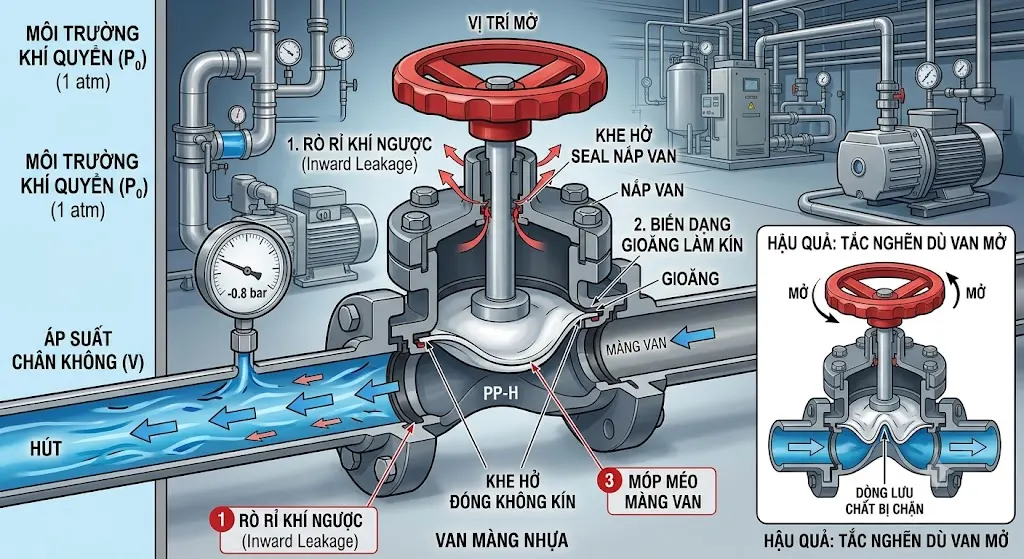 Hiểu Rõ Về Thách Thức Của Môi Trường Chân Không Đối Với Van Công Nghiệp