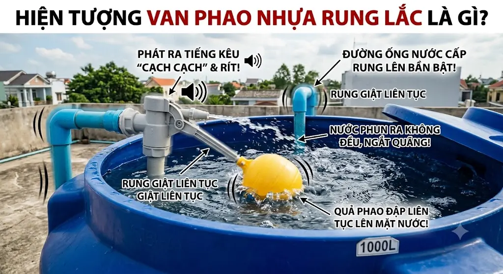 Hiện Tượng Van Phao Nhựa Rung Lắc