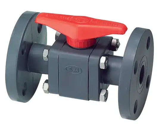 Mặt bích liền khối van bi CG không có đai ốc rắc co.