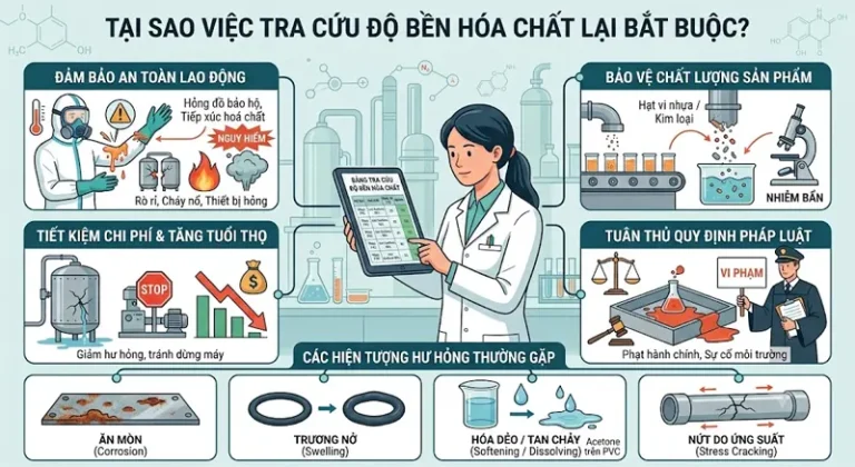 Việc Tra Cứu Độ Bền Hóa Chất Lại Bắt Buộc