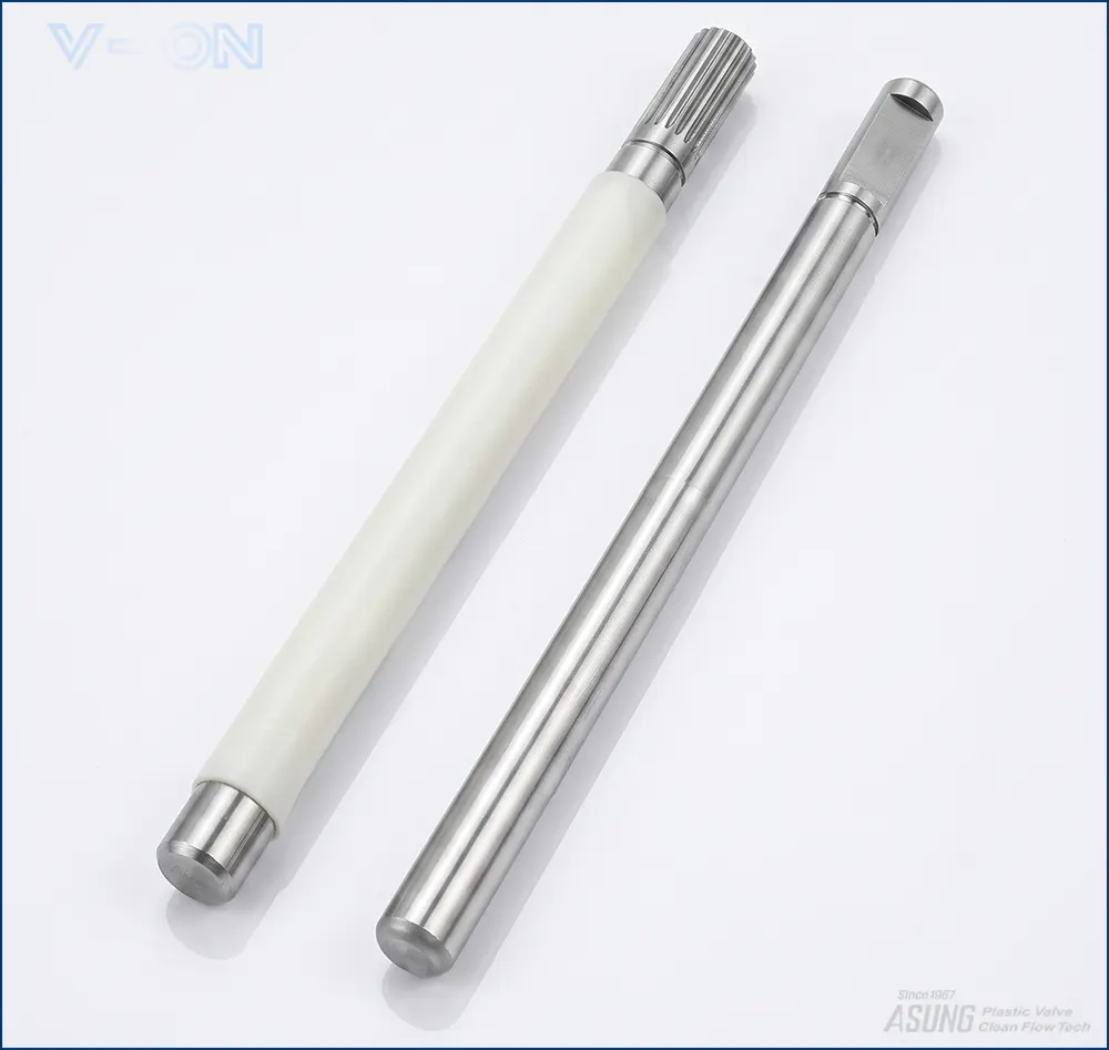 So sánh trục van bọc nhựa Rotary Damper Asung và trục van bướm thường