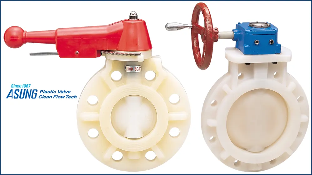 Van bướm nhựa chống ăn mòn Asung Rotary Damper chính hãng