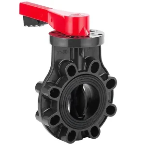 van bướm nhựa pvc tay gạt sanking