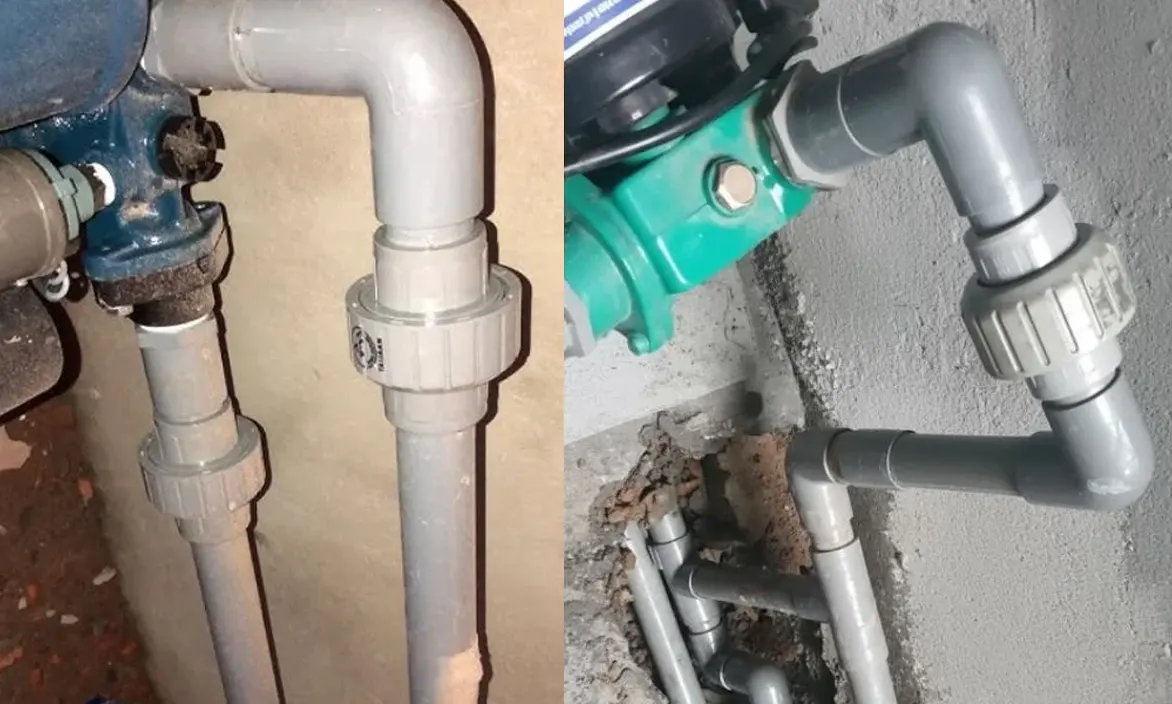Đối với mối nối ren