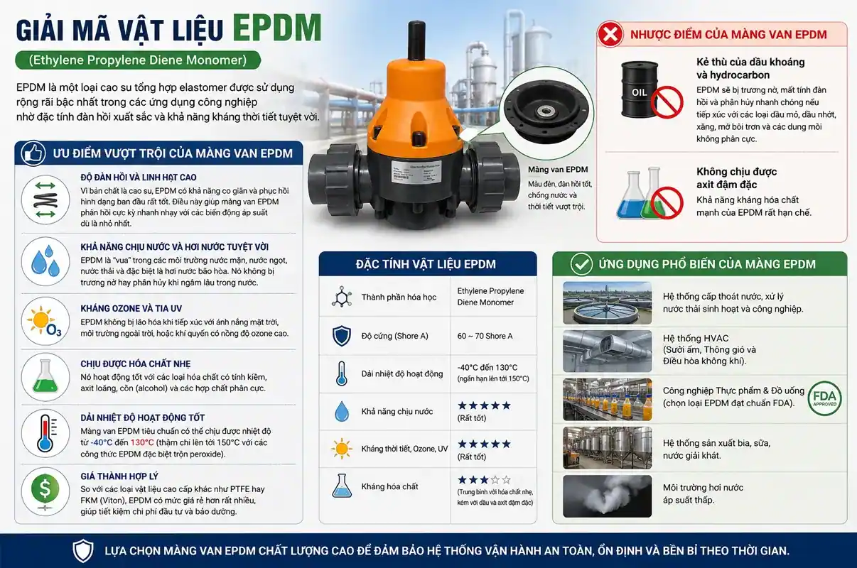 Giải Mã Vật Liệu EPDM (Ethylene Propylene Diene Monomer)