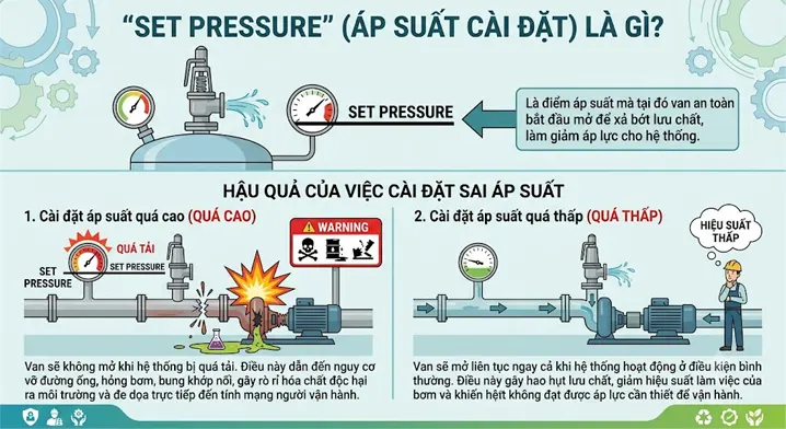 Hậu Quả Của Việc Cài Đặt Sai Áp Suất