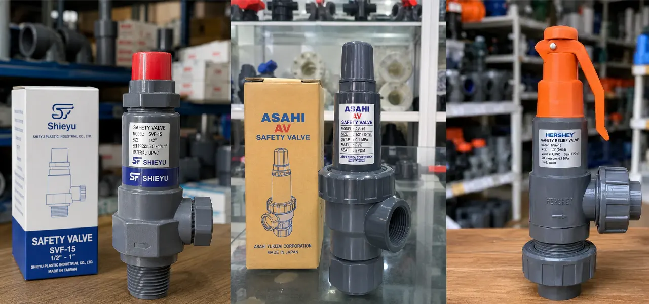 Hướng Dẫn Cách Lựa Chọn Van An Toàn Nhựa Phù Hợp