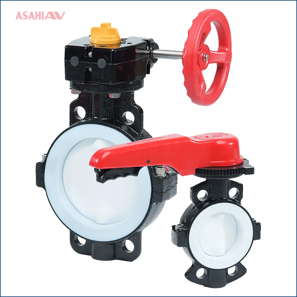 Van bướm nhựa Asahi Type 55 kiểu lắp wafer, hàng chính hãng