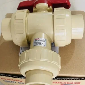 Hình ảnh Van bi nhựa 3 ngã Asahi Type 23H