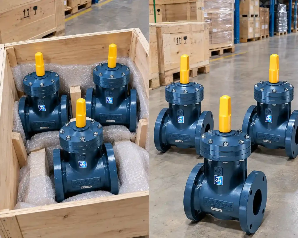 Van cổng nắp chụp Type-P (Cap Type)