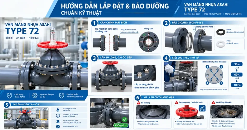 Hướng Dẫn Lắp Đặt & Bảo Dưỡng Chuẩn Kỹ Thuật
