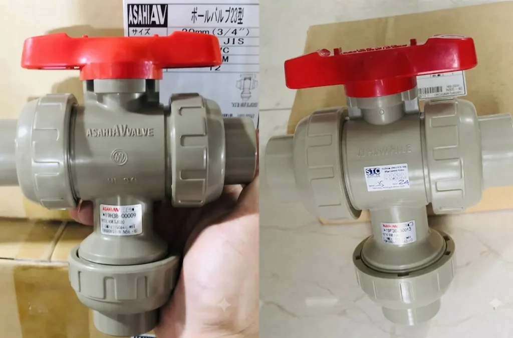 Van bi nhựa 3 ngã Asahi Type 23H