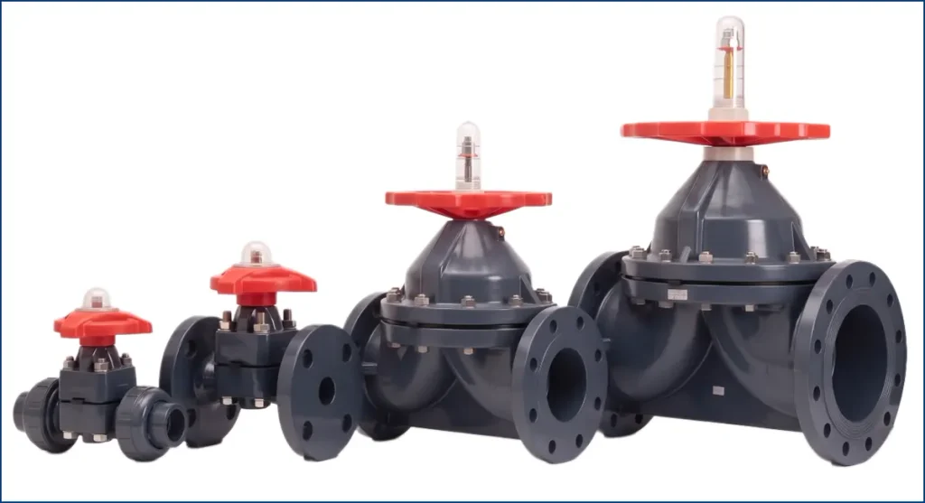 4 loại van màng nhựa Asahi Type 14, Type 14 rắc co, Type 15, Type 72
