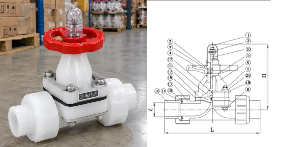 Đặc Điểm Nổi Bật Của Van Màng Nhựa Rắc Co Asung